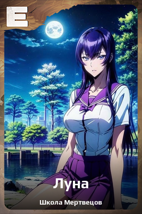 Карточка персонажа Луна