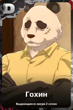 Карточка персонажа Гохин