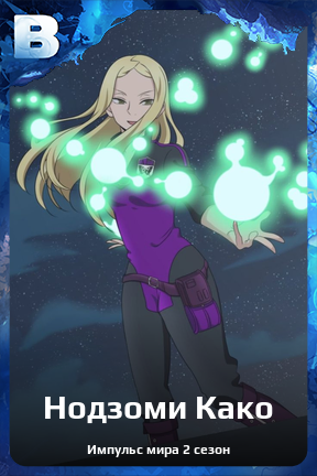 Карточка персонажа Нодзоми Како