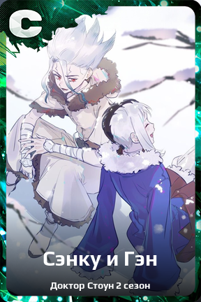 Карточка персонажа Сэнку и Гэн