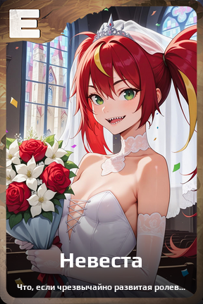 Карточка персонажа Невеста