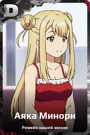 Карточка персонажа Аяка Минори