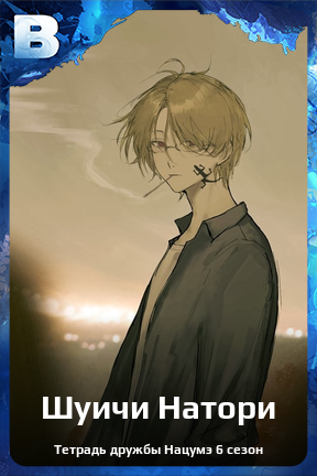 Карточка персонажа Шуичи Натори