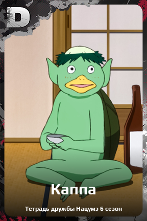 Карточка персонажа Каппа