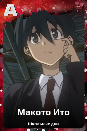 Карточка персонажа Макото Ито