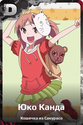 Карточка персонажа Юко Канда