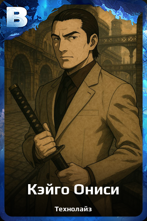 Карточка персонажа Кэйго Ониси