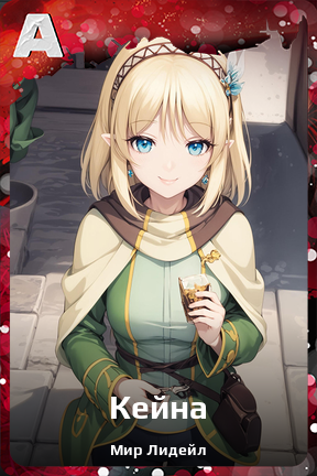 Карточка персонажа Кейна