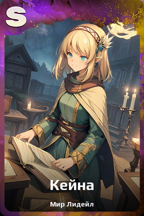 Карточка персонажа Кейна