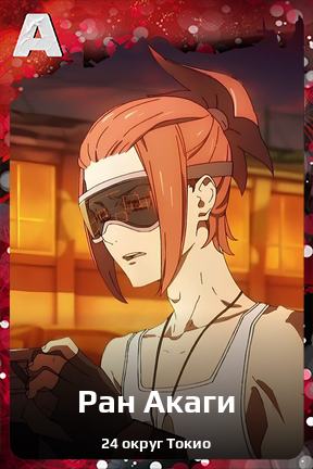 Карточка персонажа Ран Акаги