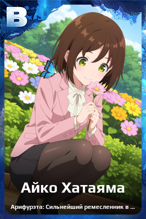 Карточка персонажа Айко Хатаяма