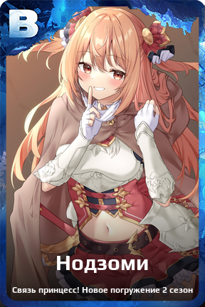 Карточка персонажа Нодзоми