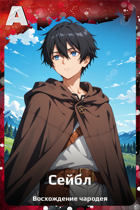 Карточка персонажа Сейбл