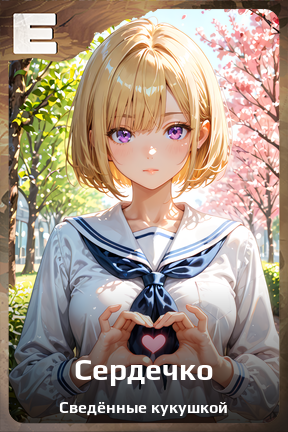 Карточка персонажа Сердечко