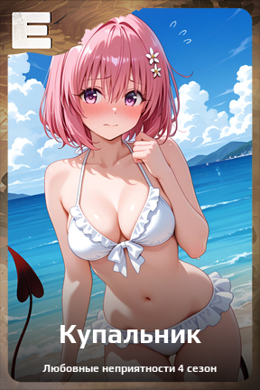 Карточка персонажа Купальник