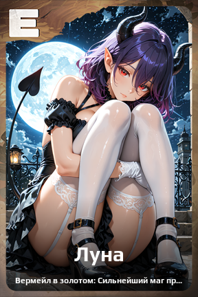 Карточка персонажа Луна