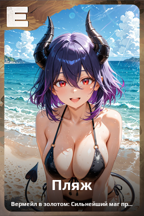 Карточка персонажа Пляж