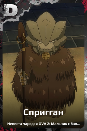 Карточка персонажа Спригган
