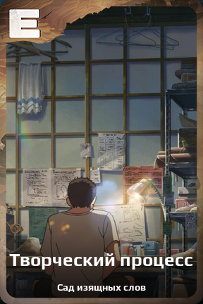 Карточка персонажа Творческий процесс