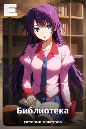 Карточка персонажа Библиотека