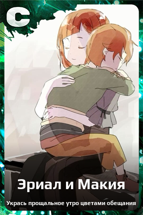 Карточка персонажа Эриал и Макия