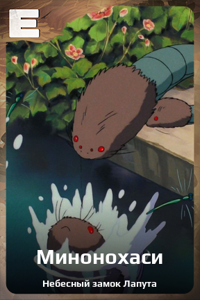 Карточка персонажа Минонохаси