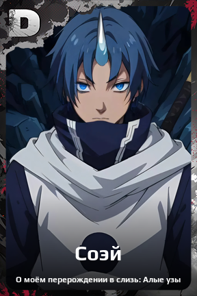 Карточка персонажа Соэй