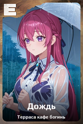 Карточка персонажа Дождь