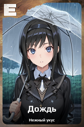 Карточка персонажа Дождь