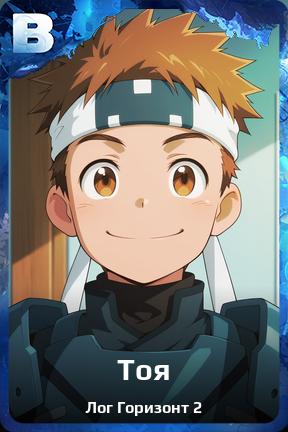 Карточка персонажа Тоя