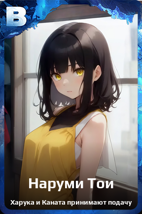 Карточка персонажа Наруми Тои