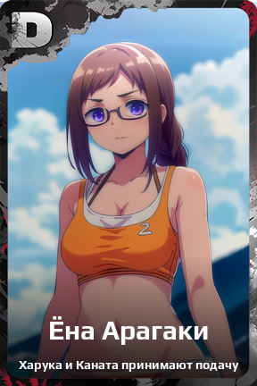 Карточка персонажа Ёна Арагаки