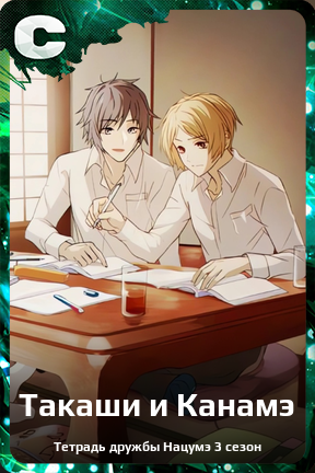 Карточка персонажа Такаши и Канамэ