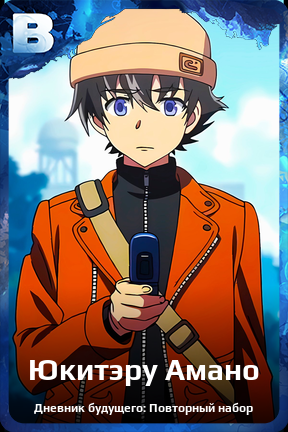Карточка персонажа Юкитэру Амано