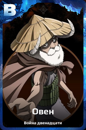 Карточка персонажа Овен