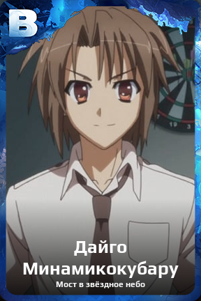 Карточка персонажа Дайго Минамикокубару