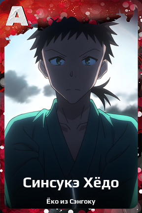 Карточка персонажа Синсукэ Хёдо