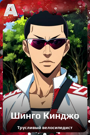 Карточка персонажа Шинго Кинджо