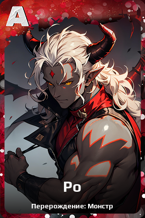 Карточка персонажа Ро