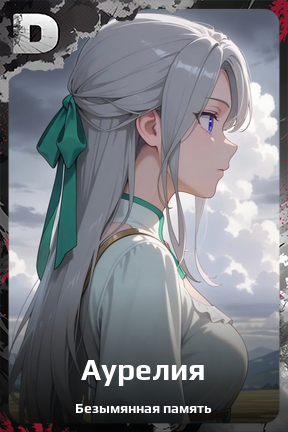 Карточка персонажа Аурелия