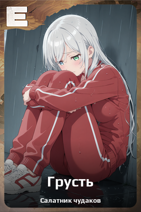 Карточка персонажа Грусть