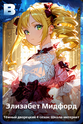 Карточка персонажа Элизабет Мидфорд