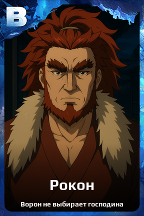 Карточка персонажа Рокон