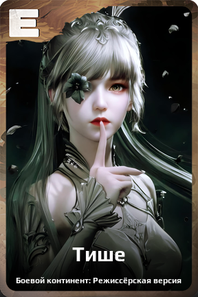 Карточка персонажа Тише