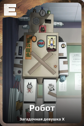 Карточка персонажа Робот