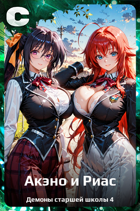 Карточка персонажа Акэно и Риас
