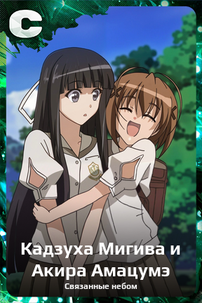 Карточка персонажа Кадзуха Мигива и Акира Амацумэ