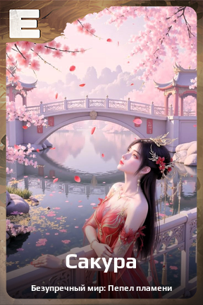 Карточка персонажа Сакура