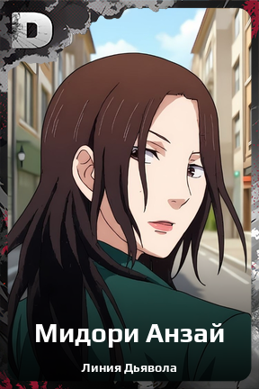 Карточка персонажа Мидори Анзай