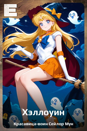 Карточка персонажа Хэллоуин